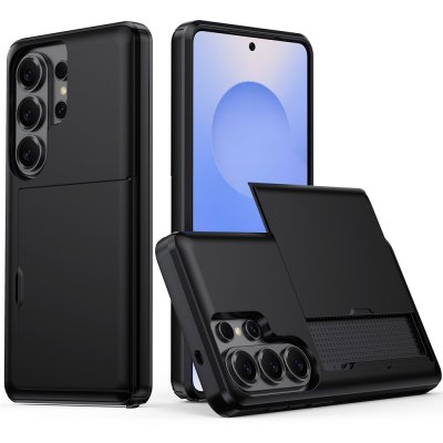 samsung galaxy s26 ultra svart skal med kortfack och elegant design