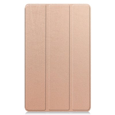 Framsidan av fodral i roséguld med tredelad vikfunktion – Galaxy Tab A11
