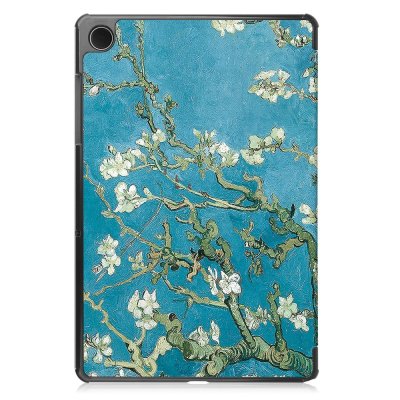 Elegant design med blommotiv – helskyddande fodral för Galaxy Tab A11 Plus