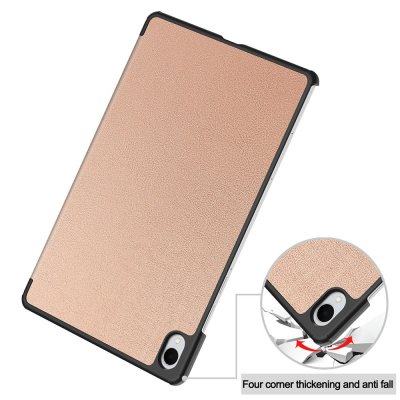 Slimmat och mjukt rosa fodral till Galaxy Tab S11 med magnetisk stängning