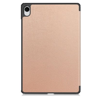 Baksidan av Samsung Galaxy Tab S11 med rosafärgat skyddsfodral