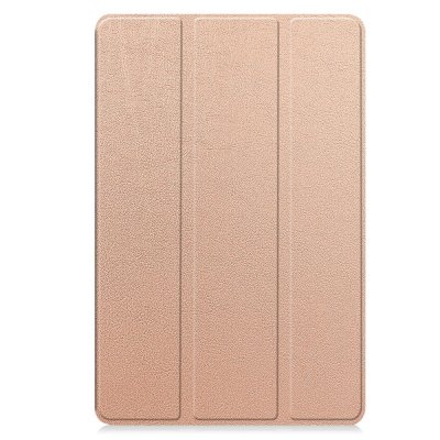 Rosa Tri-fold fodral till Tab S11 i hopvikt läge för smidig transport
