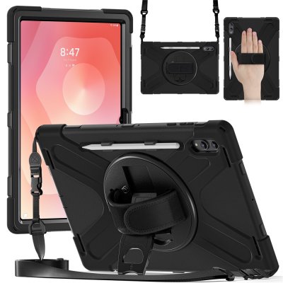Stöttåligt hybridskal svart till Samsung Galaxy Tab S11 Ultra med tillbehör