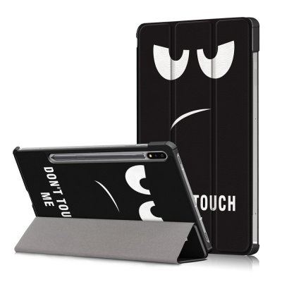 Köp Samsung Galaxy Tab S7 Plus/S8 Plus Fodral Tri-fold Don't Touch Me Online