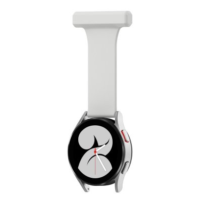 Samsung Galaxy Watch 7 44mm Rem Sjuksköterskeklocka Ljusgrå