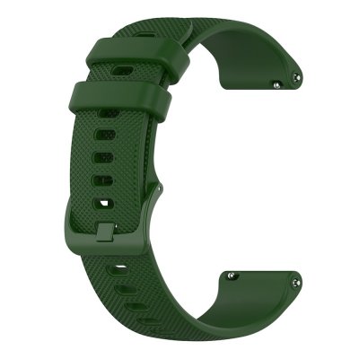 Grönt silikonarmband Garmin Vivoactive 4s – vy från sidan
