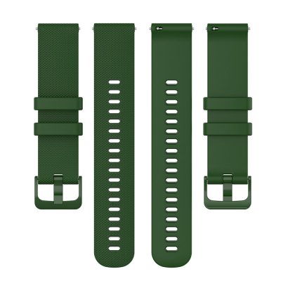Silikonarmband i grönt till Garmin Vivoactive 4s – komplett set