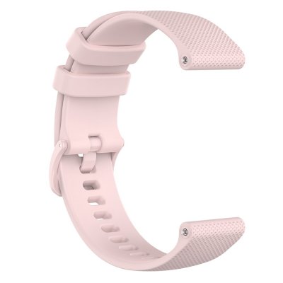 Rosa silikonarmband Garmin Vivoactive 4s – visning från sidan