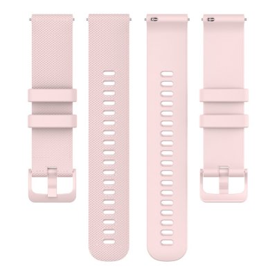 Rosa silikonarmband till Garmin Vivoactive 4s – alla delar