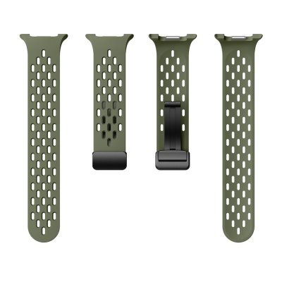 Set med grönt sportarmband till Galaxy Watch 8 40mm – komplett med fästen och delar