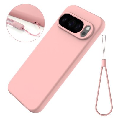 Google Pixel 10 Pro XL rosa skal – inkluderar praktisk handledsrem