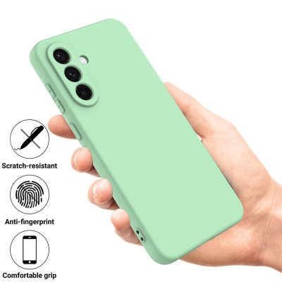 Greppvänligt Samsung Galaxy A17-skal i grön mjuk silikon