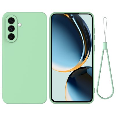 silikonskal Samsung Galaxy S26 grön med handledsrem