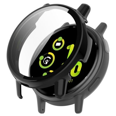 Garmin Vivoactive 5 med svart skal i hårdplast och inbyggt skärmskydd av glas
