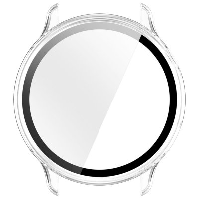 Skal i klar plast med rundad design och skärmskydd till Garmin Vivoactive 6
