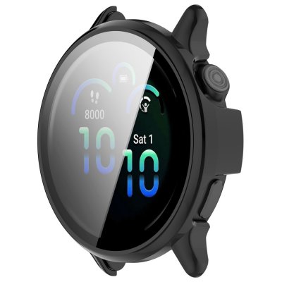 Garmin Vivoactive 6 med monterat svart skyddsskal i hårdplast och glas