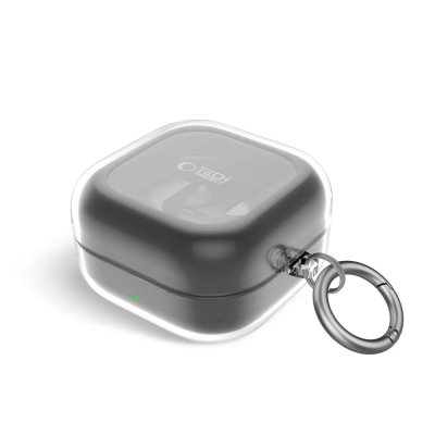 Tech-Protect Samsung Galaxy Buds 4 transparent TPU skal med karbinhake