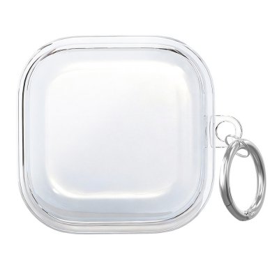 TPU skal till Samsung Galaxy Buds 4 Pro transparent skyddsfodral med karbinhake
