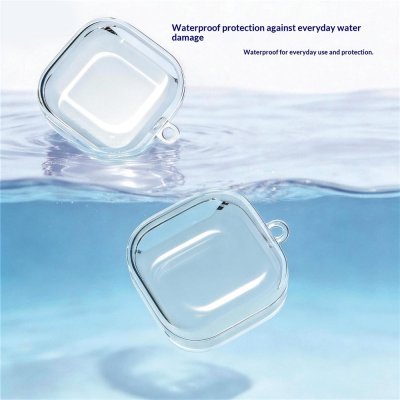 Samsung Galaxy Buds 4 Pro transparent TPU skal med karbinhake