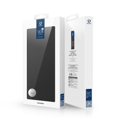 Förpackning av svart Dux Ducis Skin Pro Series fodral för iPhone 17