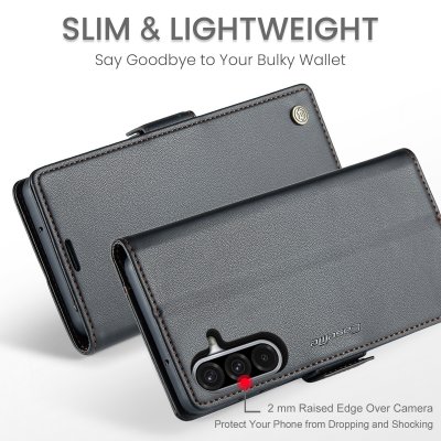 Slim design jämfört med traditionella fodral – CaseMe svart till Samsung Galaxy A17