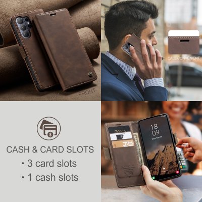Detaljvy av sömmar och invändiga kortfack i CaseMe Slim fodral för Galaxy S26 Ultra