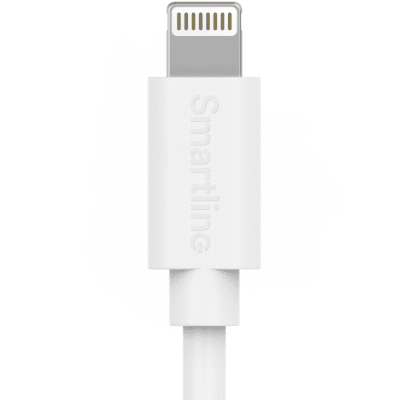 Smartline Lightning Kabel Till USB-C 3A 1m Vit - Techhuset.se