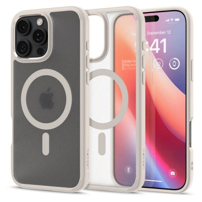 Case MagSafe iPhone 16 Pro Frosted Natural Titanium