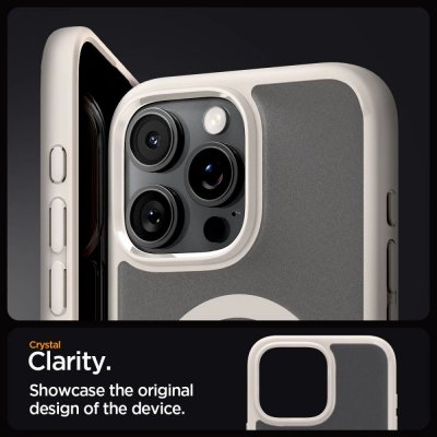 Case MagSafe iPhone 16 Pro Frosted Natural Titanium
