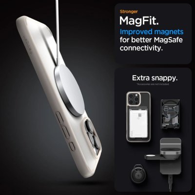 Case MagSafe iPhone 16 Pro Frosted Natural Titanium