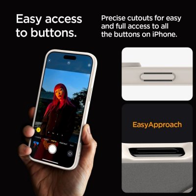 Case MagSafe iPhone 16 Pro Frosted Natural Titanium