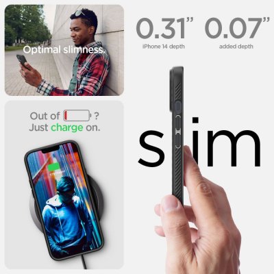Köp Spigen iPhone 14 Case Liquid Air Black Online