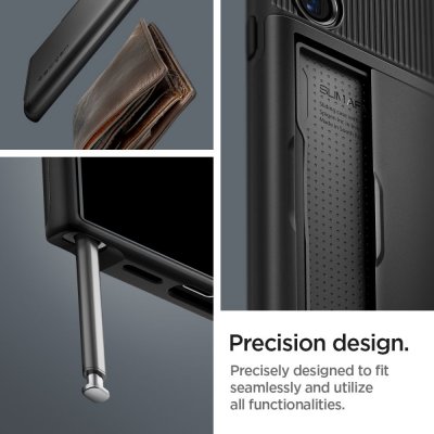 Köp Spigen Samsung Galaxy S24 Ultra Case Slim Armor CS Black Online