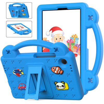 EVA skal med bärhandtag och kickstand för Samsung Galaxy Tab A11 i blå färg