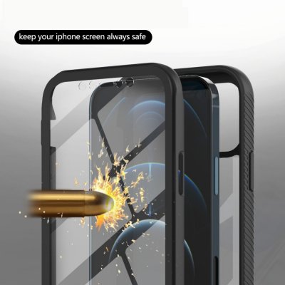 Köp 360 Full Cover Edge Case iPhone 12 Pro Max Black Online