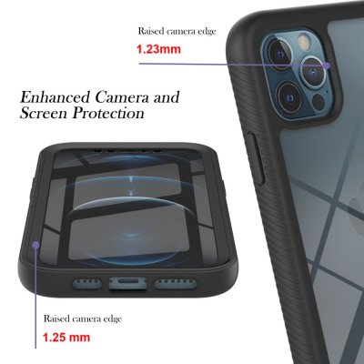 Köp 360 Full Cover Edge Case iPhone 12 Pro Max Black Online