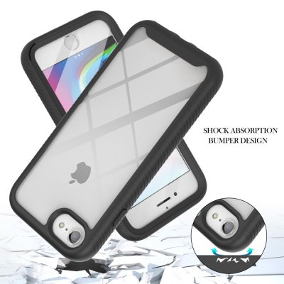 Köp 360 Full Cover Edge Case iPhone 7/8/SE Black Online