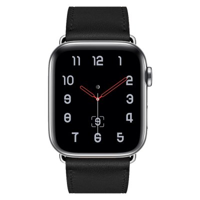 Köp Äkta Läderarmband Apple Watch 38/40/41 mm Svart Online