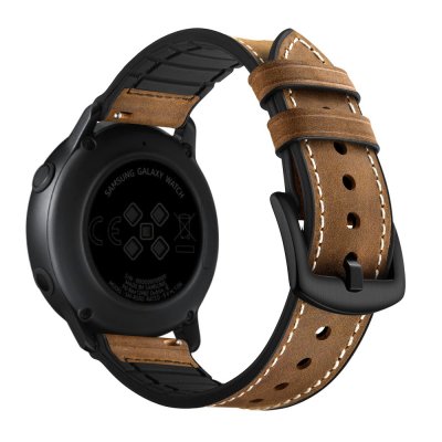 Köp Äkta Läderarmband Samsung Galaxy Watch 5 40mm Brun Online