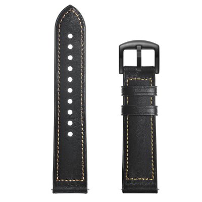 Äkta Läderarmband Samsung Galaxy Watch FE Svart