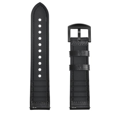 Äkta Läderarmband Samsung Galaxy Watch FE Svart
