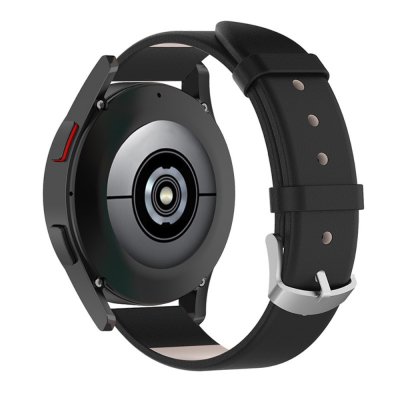 Köp Äkta Läderarmband Samsung Galaxy Watch 6 Classic 43mm Svart Online