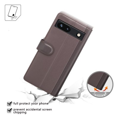 Läderfodral Google Pixel 7a Brun