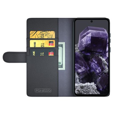 Läderfodral Google Pixel 8a Svart