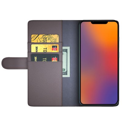 Köp Äkta Läderfodral iPhone 14 Plus Brun Online