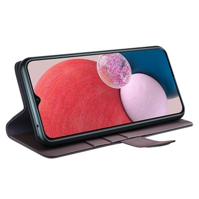 Köp Äkta Läderfodral Samsung Galaxy A13 Brun Online