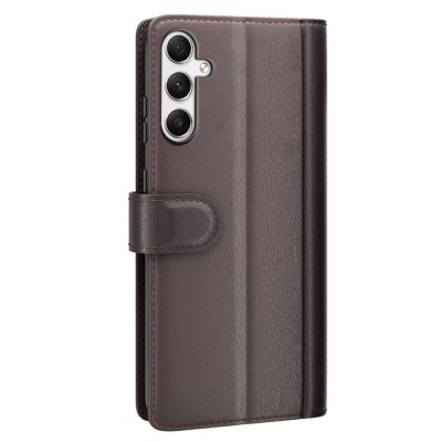 Äkta Läderfodral Samsung Galaxy A35 Brun