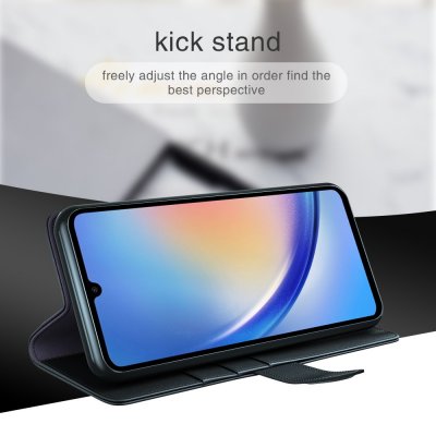 Äkta Läderfodral Samsung Galaxy A35 Brun