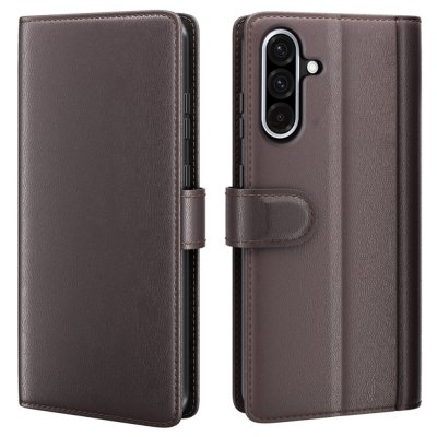 Äkta Läderfodral Samsung Galaxy A36 Brun