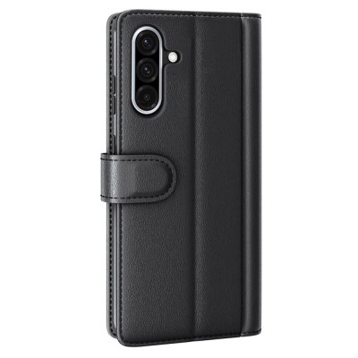 Äkta Läderfodral Samsung Galaxy A56 Svart